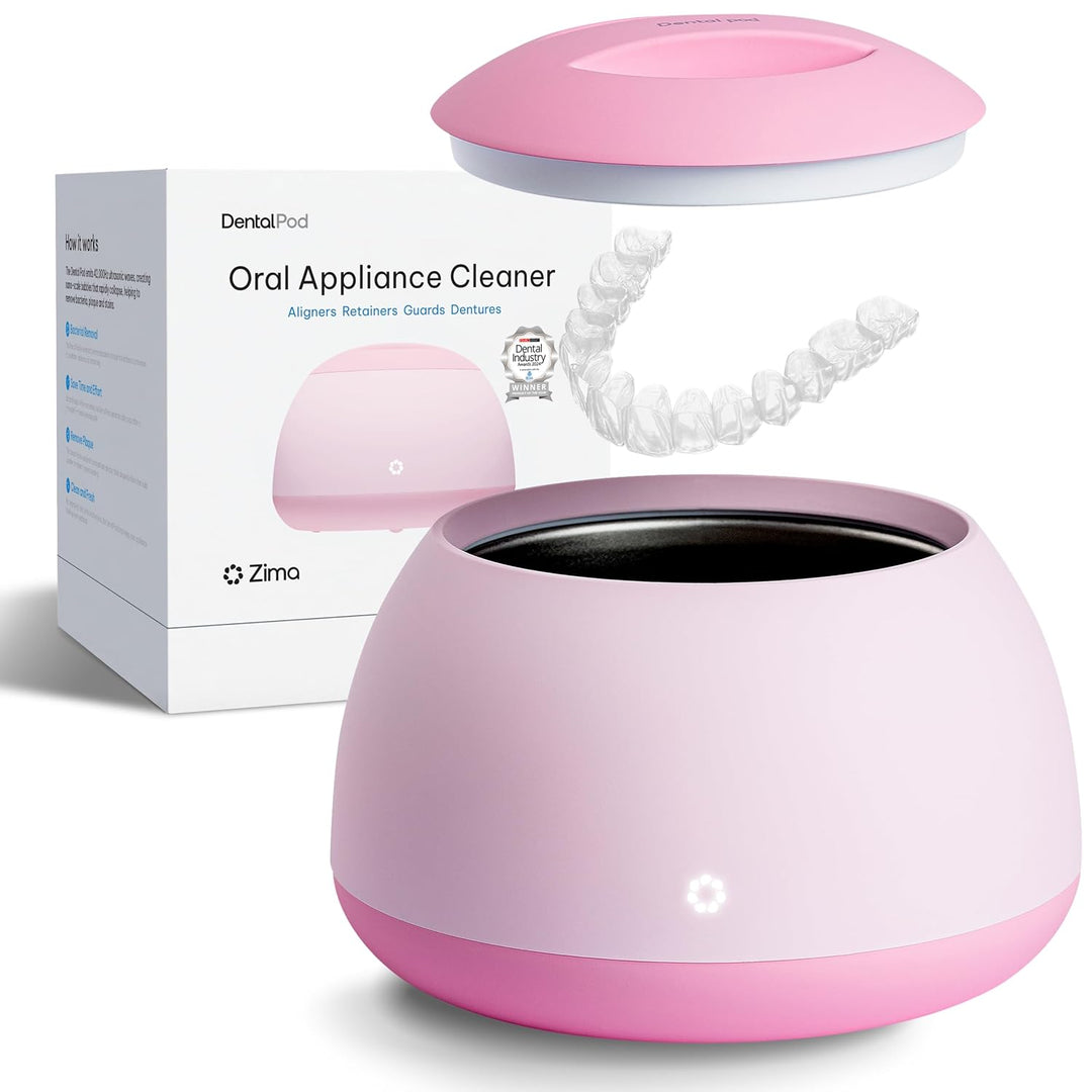 Zima Dental Pod: Máquina limpiadora ultrasónica para retenedores, a...