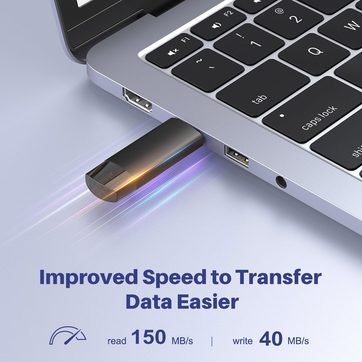 Unidad flash USB C de 128 GB, unidad flash USB 3.1 dual tipo C + US...