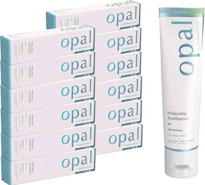 Opalescent - Pasta de dientes blanqueadora de ópalo 4.7 onzas, ment...