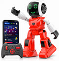 Mirana Moonwalker | Robot inteligente interactivo para caminar y hablar | Juguete controlado por aplicación y control remoto para niños | USB recargable tipo C | Altavoz Bluetooth integrado | Regalo para niños y niñas mayores de 3 años