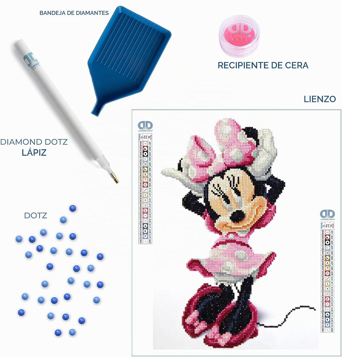KIT de arte de diamantes Minnie