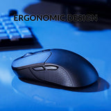 Keychron M3 - Ratón inalámbrico, sensor PAW3395 con botón macro pro...