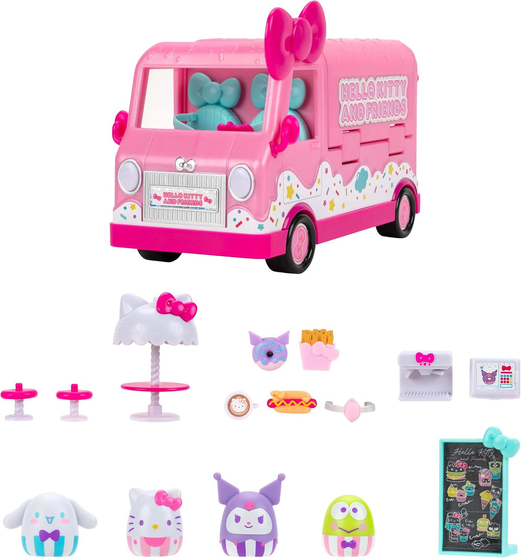 Squish--longs Hello Kitty y Friends Hello Kitty Cafe Truck Playset