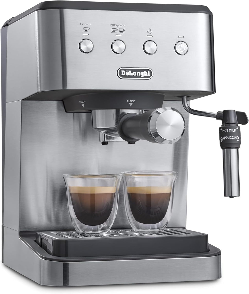 De'Longhi Máquina de café espresso Classic Signature, espumador de leche
