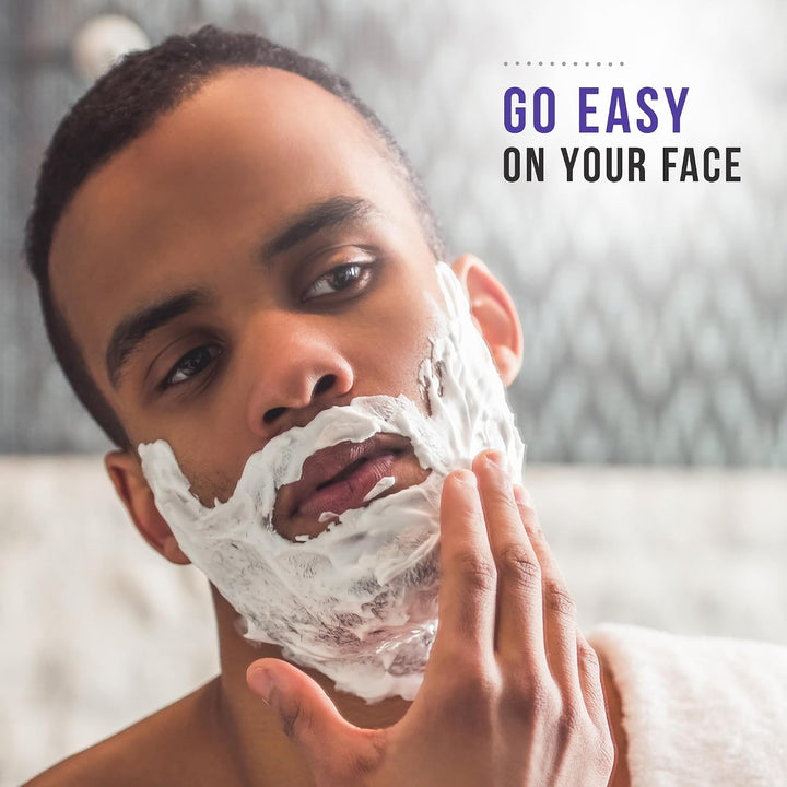 Edge Gel de afeitado para hombres, extra hidratante con vitamina E,...