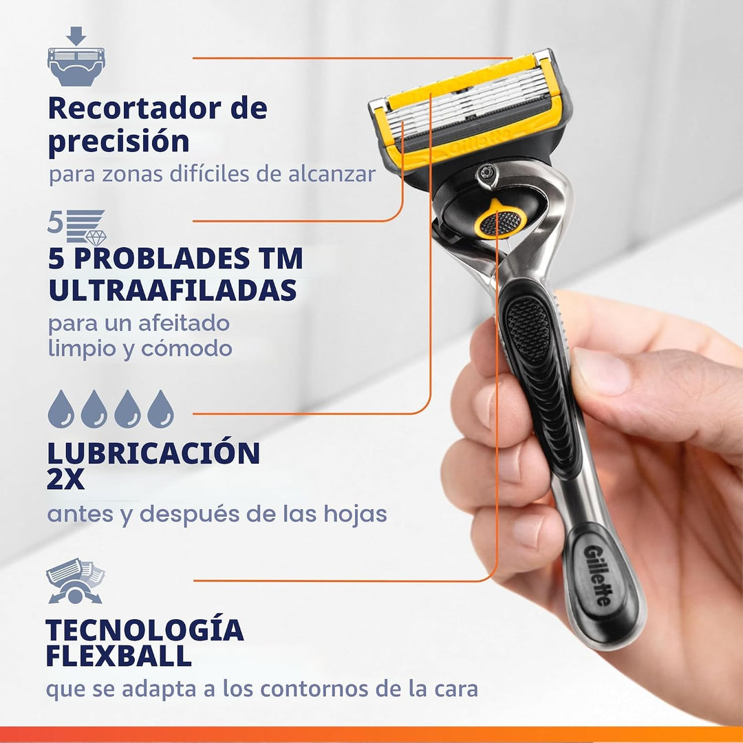 Gillette ProGlide Shield - Maquinilla de afeitar para hombre, con 5...