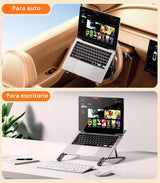 DICMKY Soporte de Montaje para Laptop de Coche Bandeja Portador del...