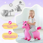 Unicorn Bouncy Animal Hopper | Bounce Ride-en Horse para Toddler 18M+