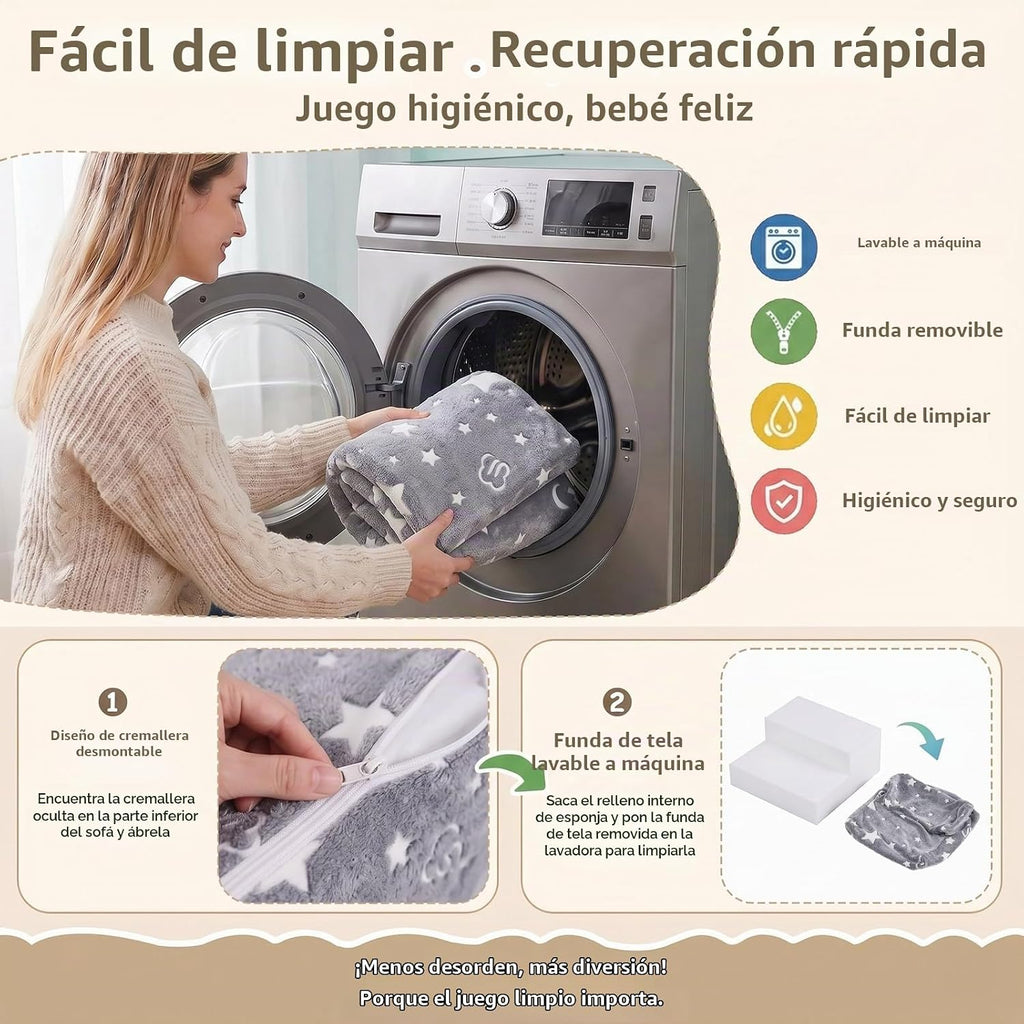 Tiita Kids - Bloques de escalada de 5 piezas con pozo de bolas pequeño