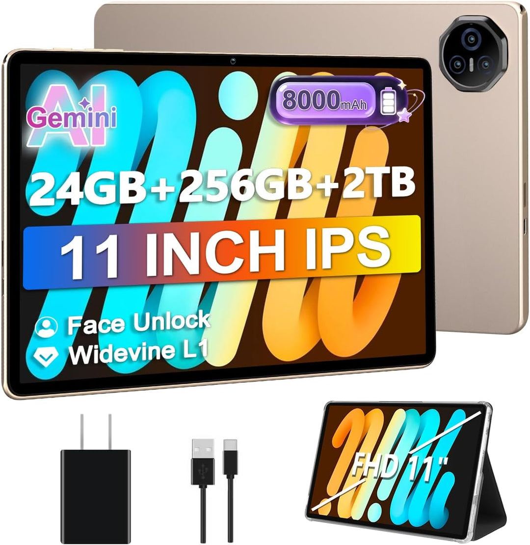 Dghrti 2026 Tableta de 11 Pulgadas, 24GB RAM+256GB ROM(2TB TF), Tab...