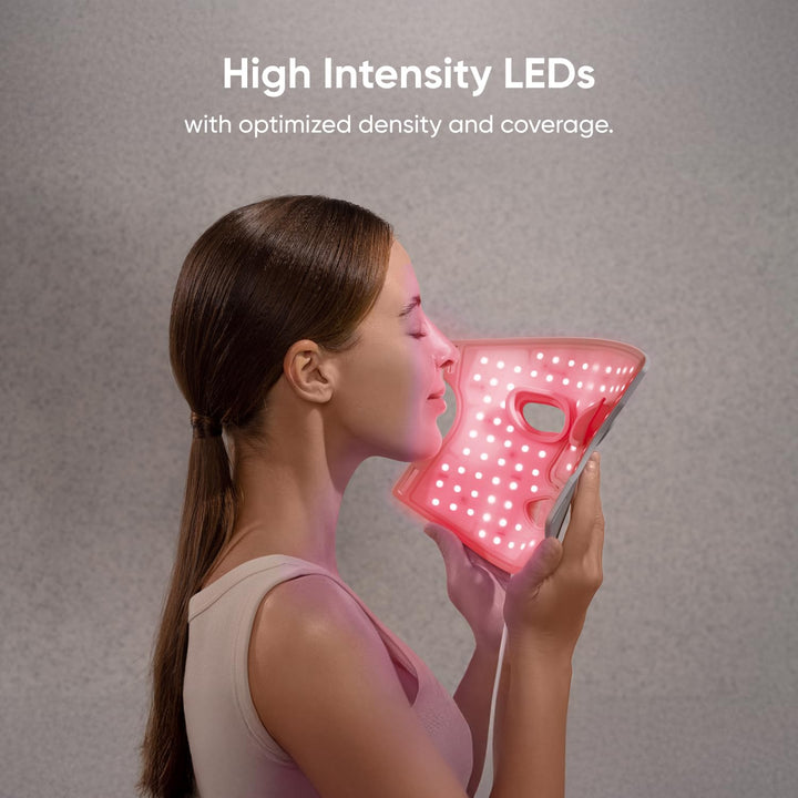 Nanoleaf Máscara facial de terapia de luz LED aprobada por la FDA,...