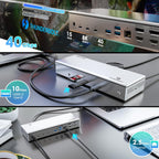 WAVLINK Tecnología de integración Thunderbolt 4, TB4 y DisplayLink