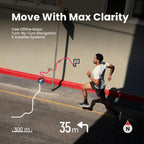 Amazfit Reloj inteligente Bip Max, pantalla AMOLED de 2.07", GPS, iOS
