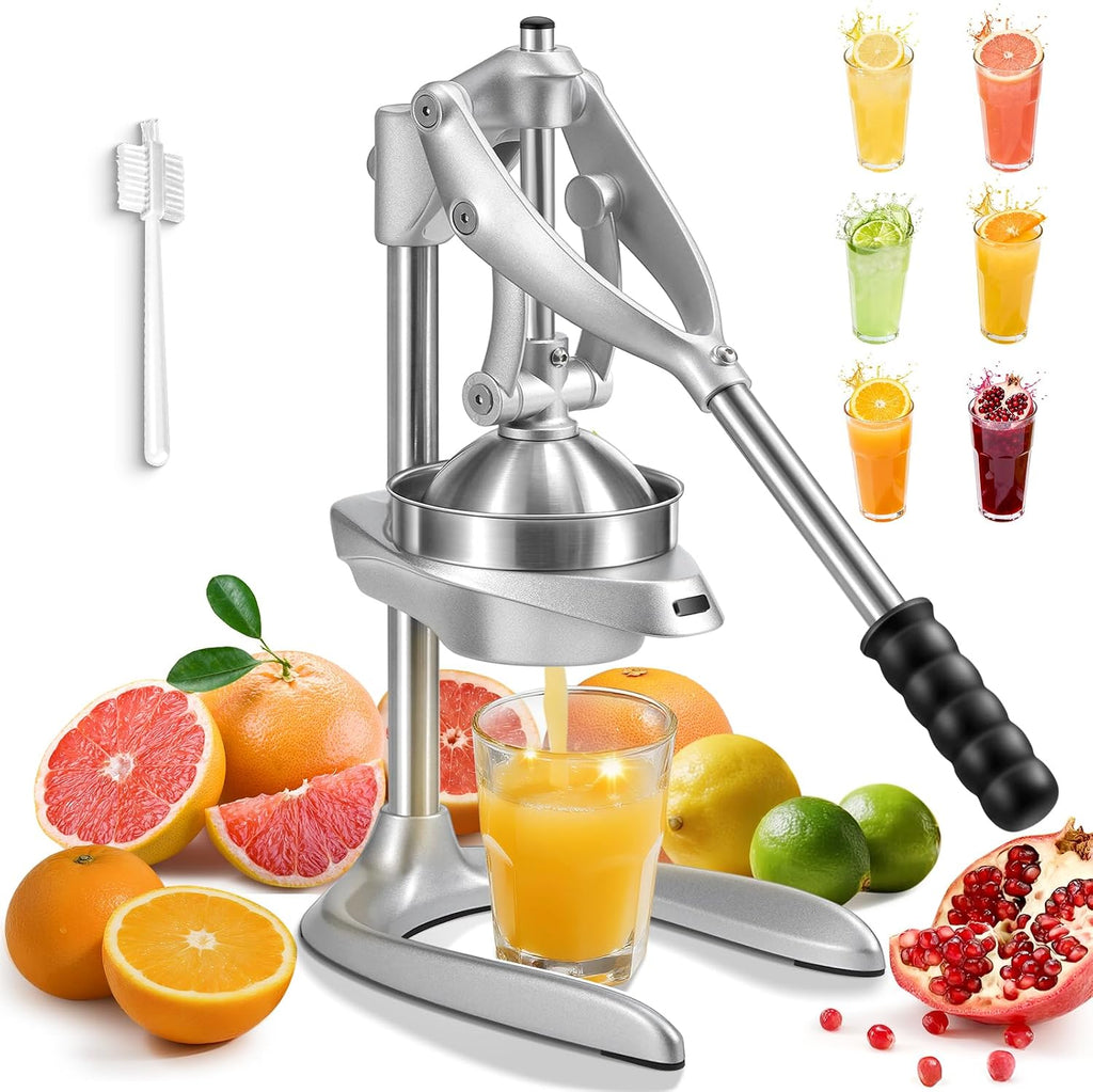 Exprimidor manual, prensa fácil del jugo del acero inoxidable del apretón para las frutas cítricas