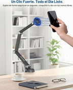 OMOTON Soporte de tableta GH04 para iPad con brazo de aluminio, soporte