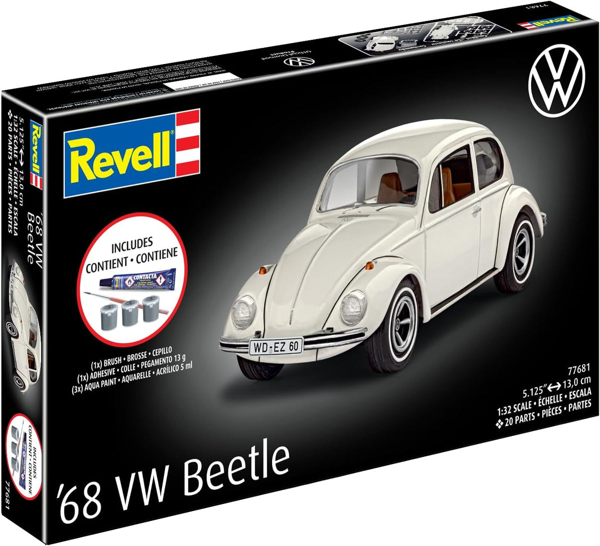 Revell Volkswagen Beetle Kit de Modelo de Auto - Set de Regalo Todo Incluido 77681