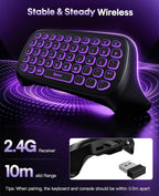 TiMOVO Teclado retroiluminado RGB para control de juegos Xbox, negro