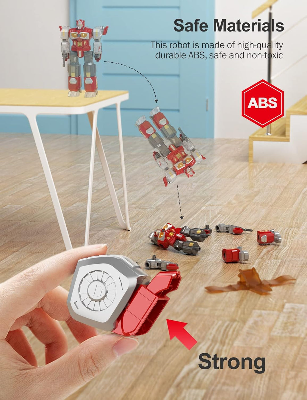 Juguetes transformadores  Figuras de acción de robot de