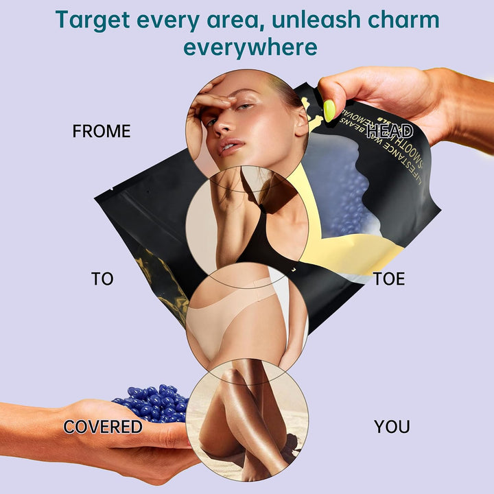 Lifestance - Kit de perlas de cera de 2.5 libras, perlas de cera du...