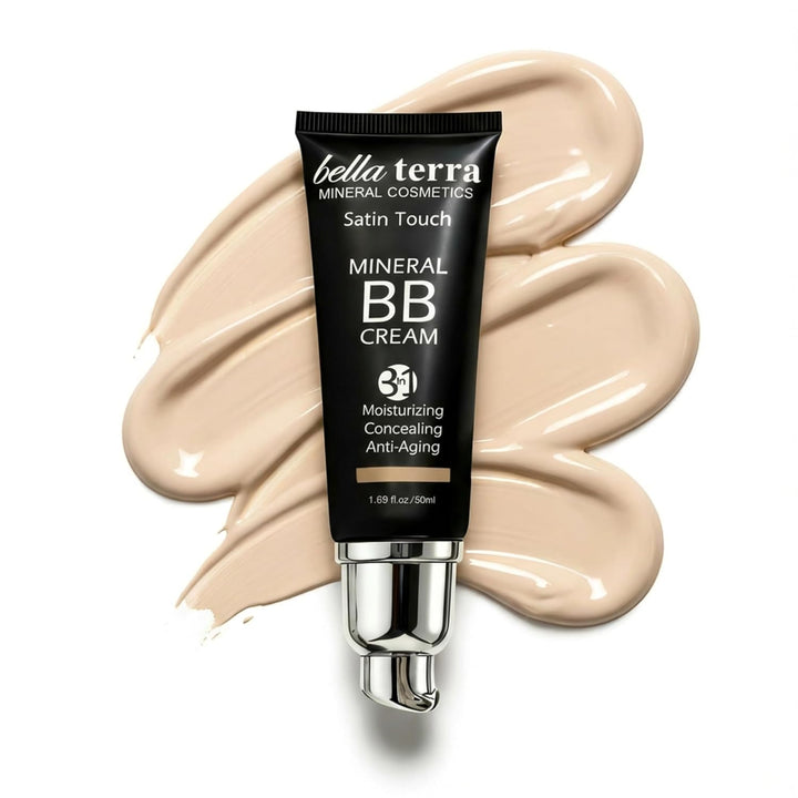 Bellaterra Cosmetics BB Cream - Base mineral hidratante tintada, to...