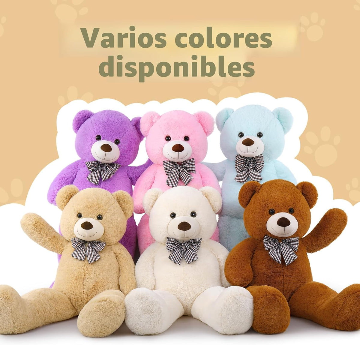 MaoGoLan 47 Inch Giant Teddy Bear, Big Stuffed Animal Plush Toy Gift