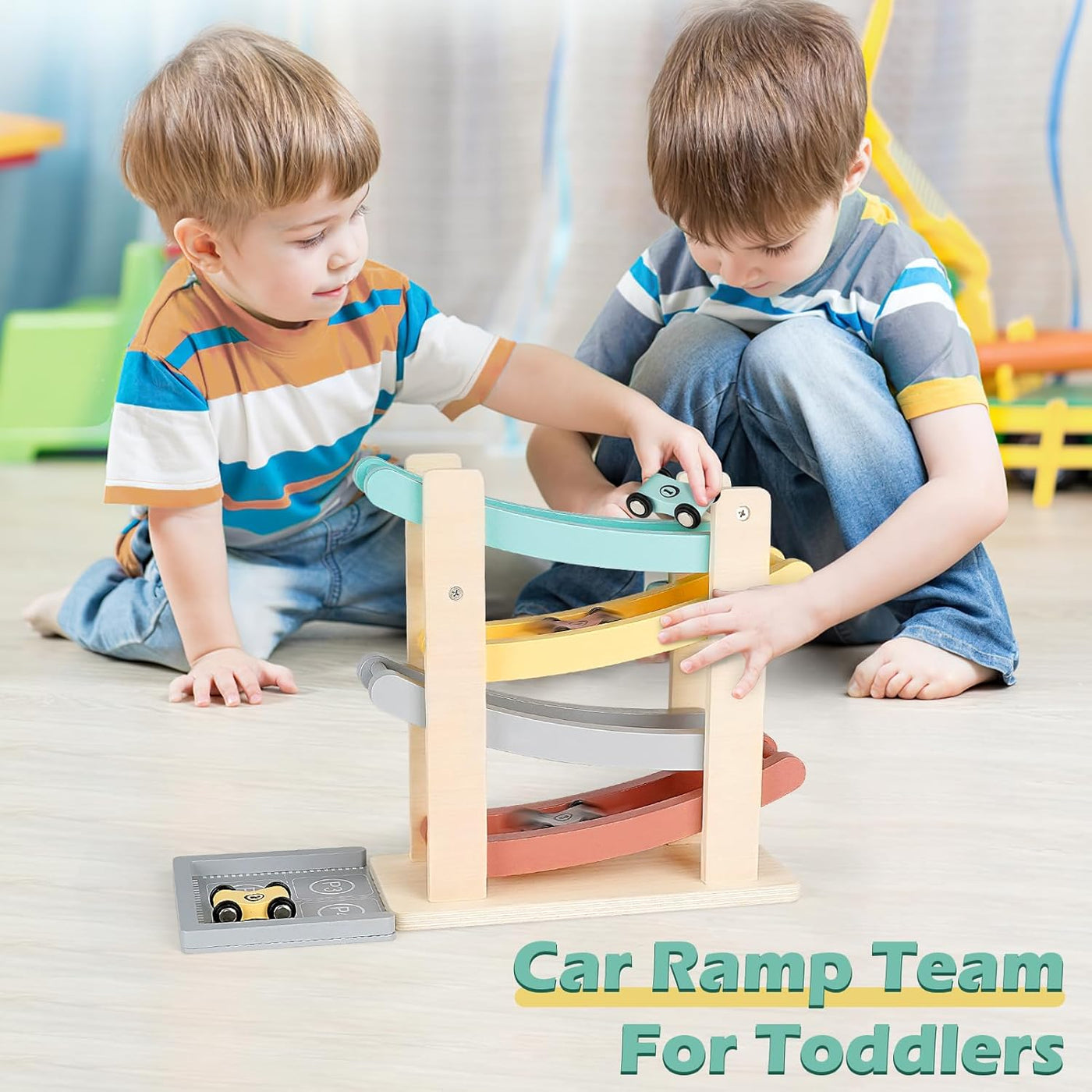 Juguetes de rampa de coche para niños de un año regalos de