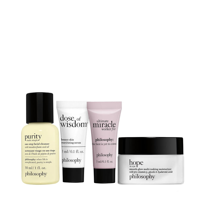 philosophy Limpiador facial simple de un solo paso, con aceite de s...