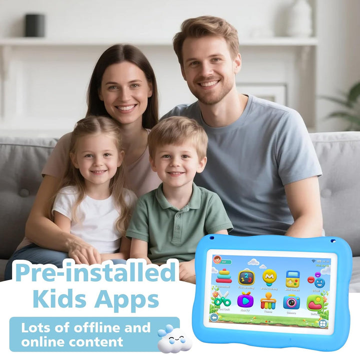 Tableta para niños de 32 GB para niños de 3 a 7 años con mucho cont...