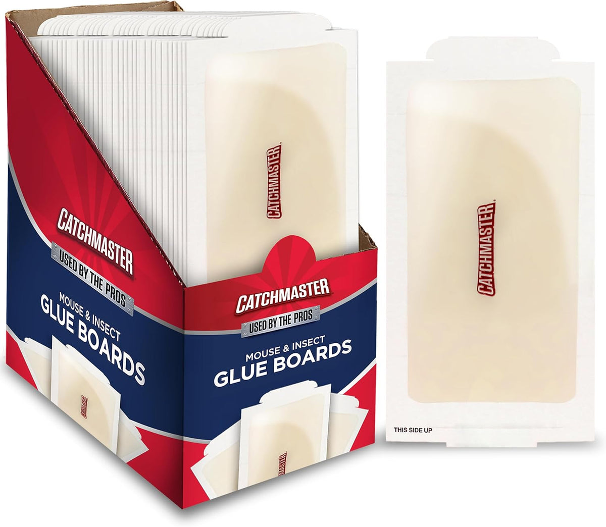 Catchmaster tablas con pegamento para ratones pequeños e insectos,...