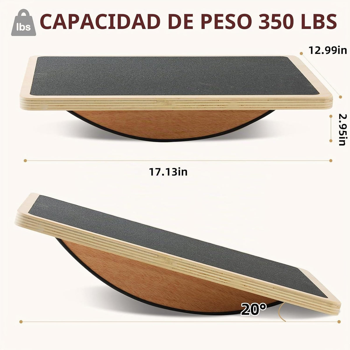 Juoe Balance Board Wobble Board,Balance Toys para Physical Therapy