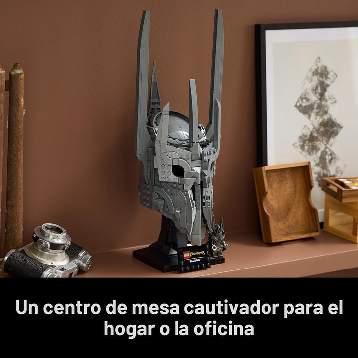 LEGO Icons El Señor de los Anillos: Casco de Sauron - Juego de cons...