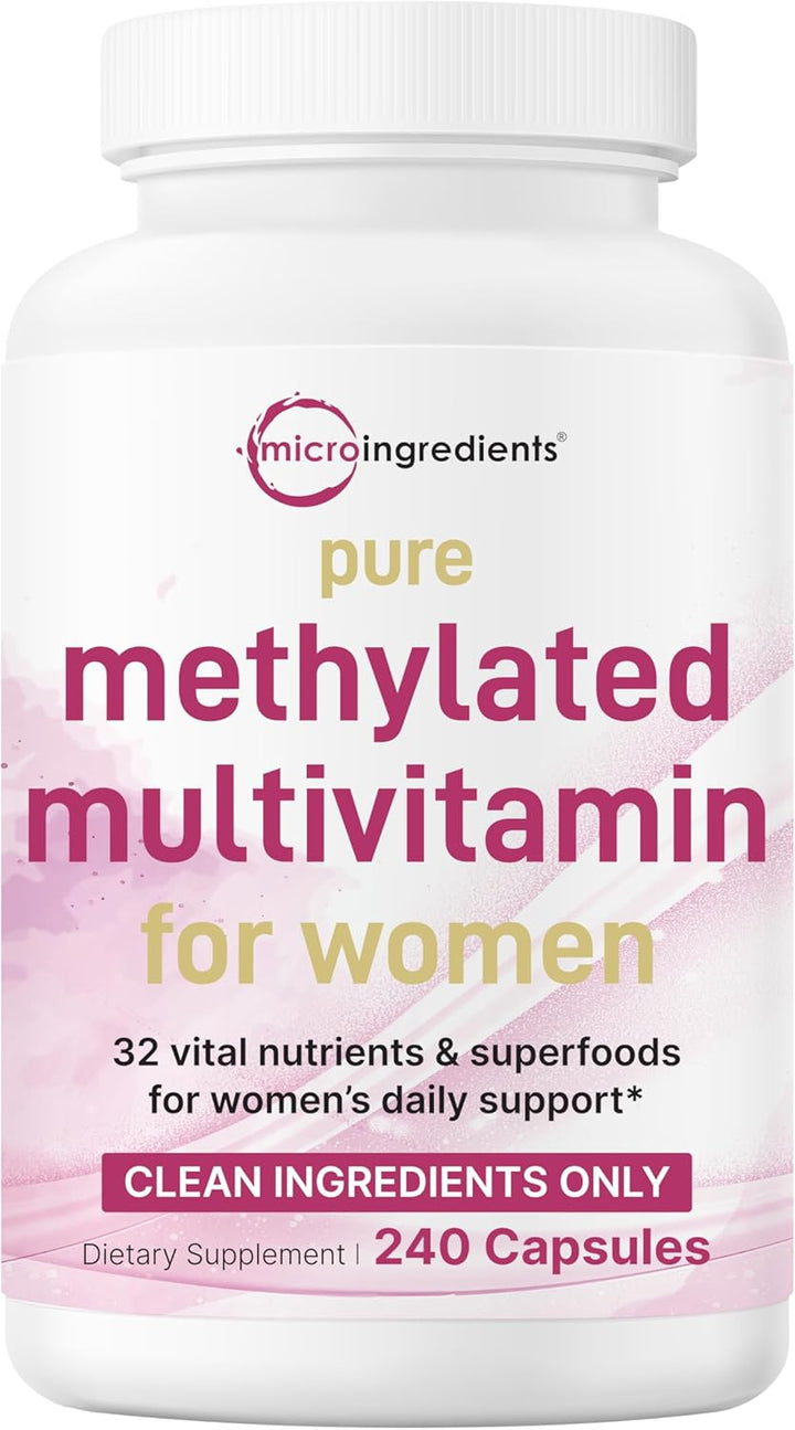 Micro Ingredients Cápsulas puras de multivitaminas metilatedas para...