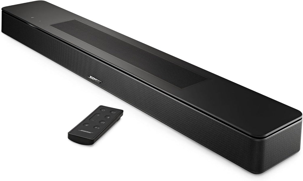 Bose Smart Dolby Atmos Soundbar, Barra de Sonido Todo en Uno para TV, Modo de Diálogo IA, Control por Voz y Alexa Integrado, Compatible con Bluetooth/AirPlay/Spotify Connect/Chromecast, Negro