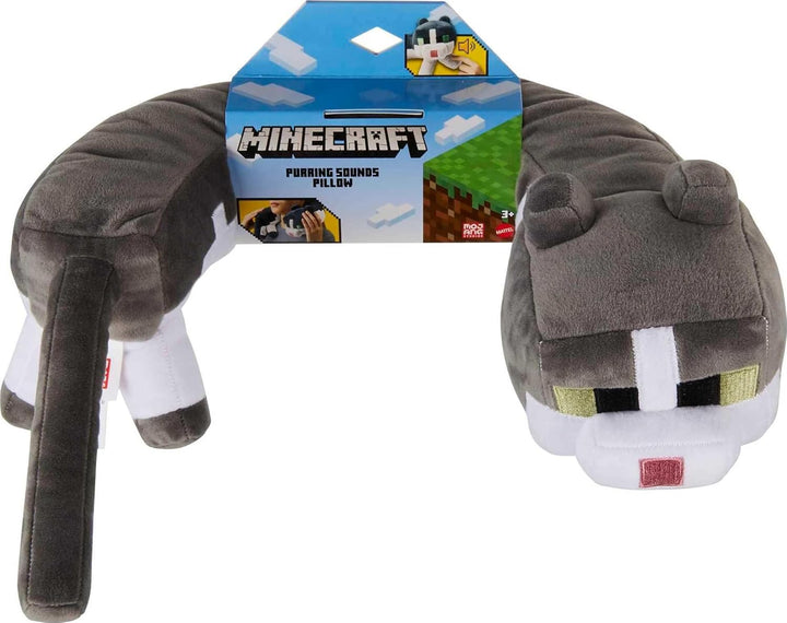 Mattel Minecraft ronroneando sonidos, almohada para el cuello, jugu...