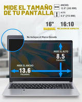F FORITO Pantalla magnética de privacidad para laptop de 16 pulgada...