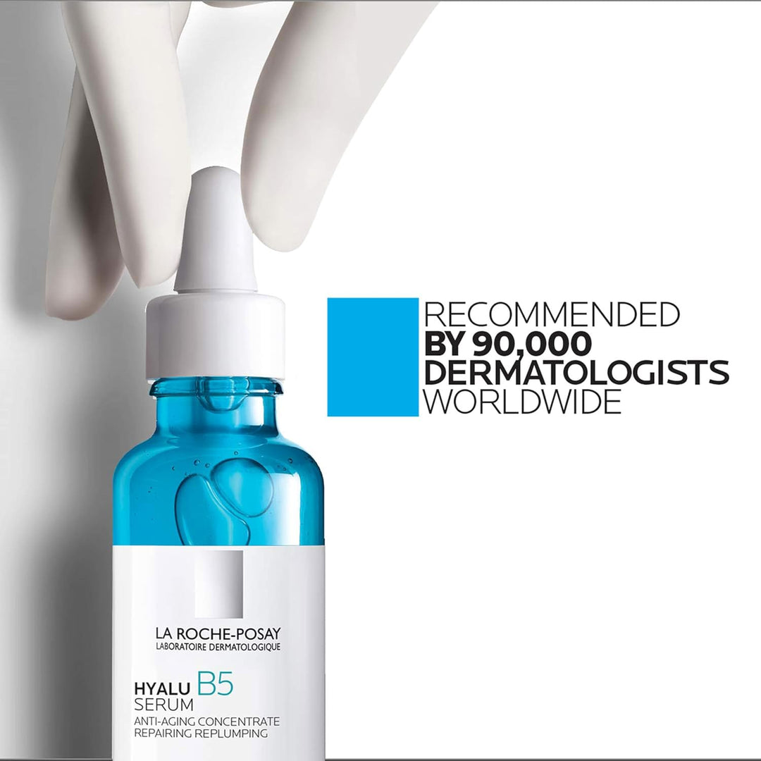 La Roche-Posay Hyalu B5 Pure Hyaluronic Acid Serum for Face, Vitami...