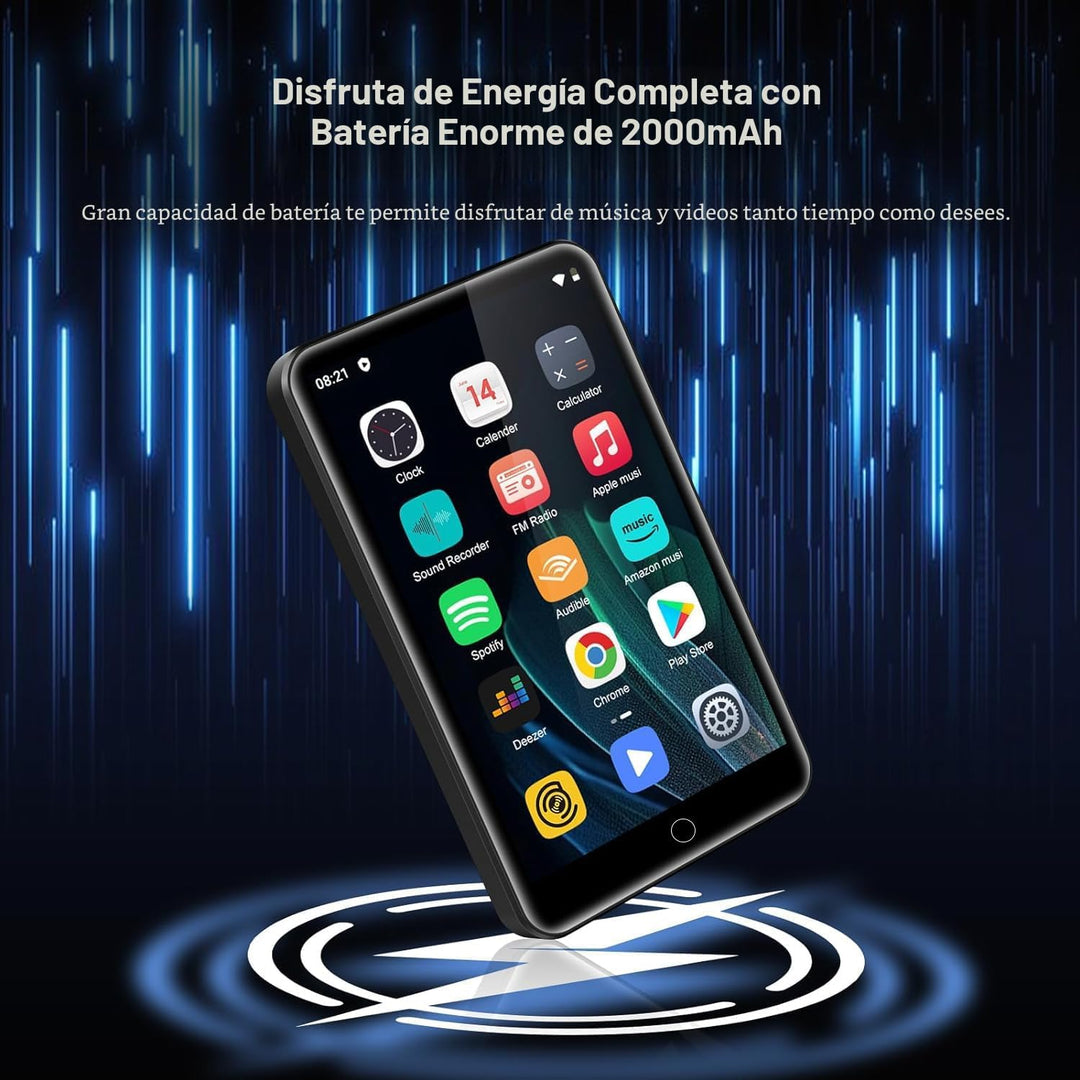 Reproductor de MP3 con Bluetooth y WiFi, 80 GB de almacenamiento y...