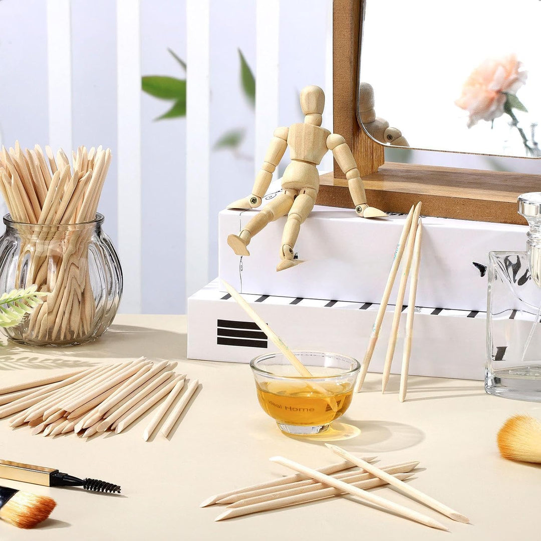 Mini barras aplicadoras de cera de madera para depilación de cejas,...