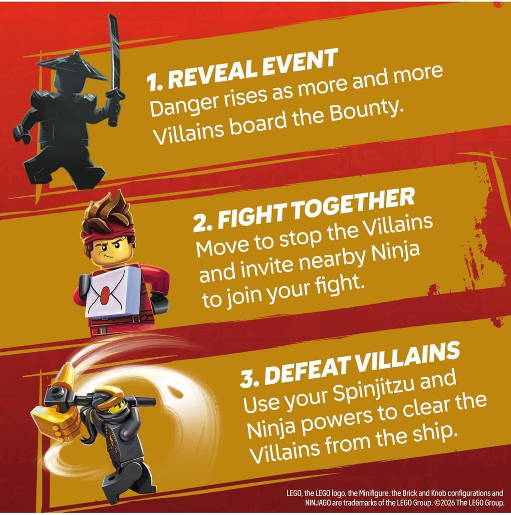 Asmodee Juego de mesa LEGO Ninjago: Destiny's Bounty Adventures