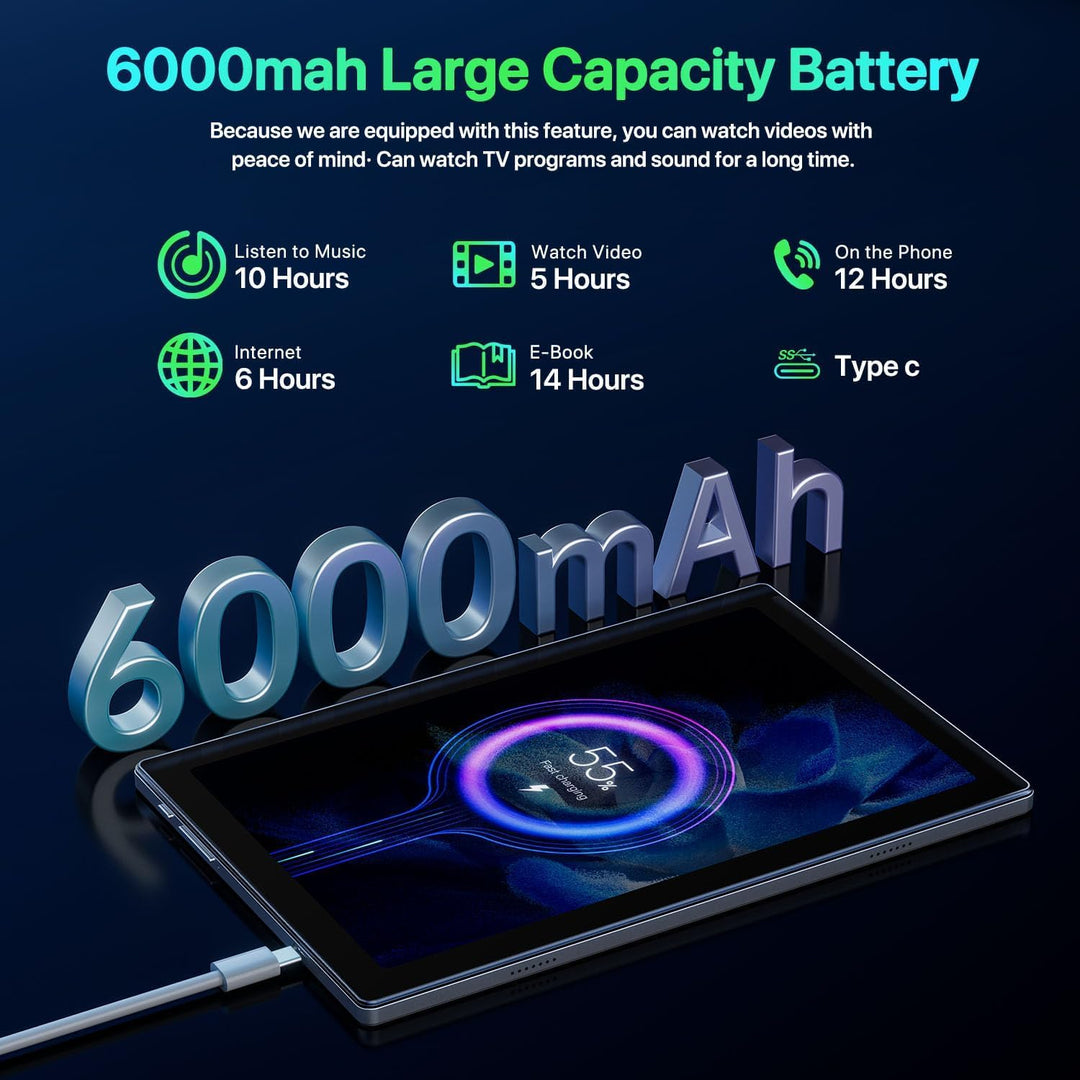 Tuotatop Tablet Android 2026 con Gemini AI, 12GB+64GB+1TB Expand, t...