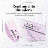 UBOTIE Combo de teclado y mouse inalámbricos, 110 teclas redondas r...