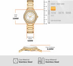 Michael Kors Sylvia Reloj para Mujer, Pulsera de Acero Inoxidable para Mujer