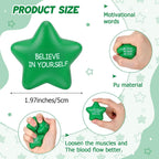Shappy 72 piezas inspirador de juguete sensorial de estrella, verde