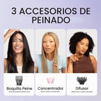 Wavytalk Secador de pelo iónico soplado y spray protector de calor para cabello 5 fl oz
