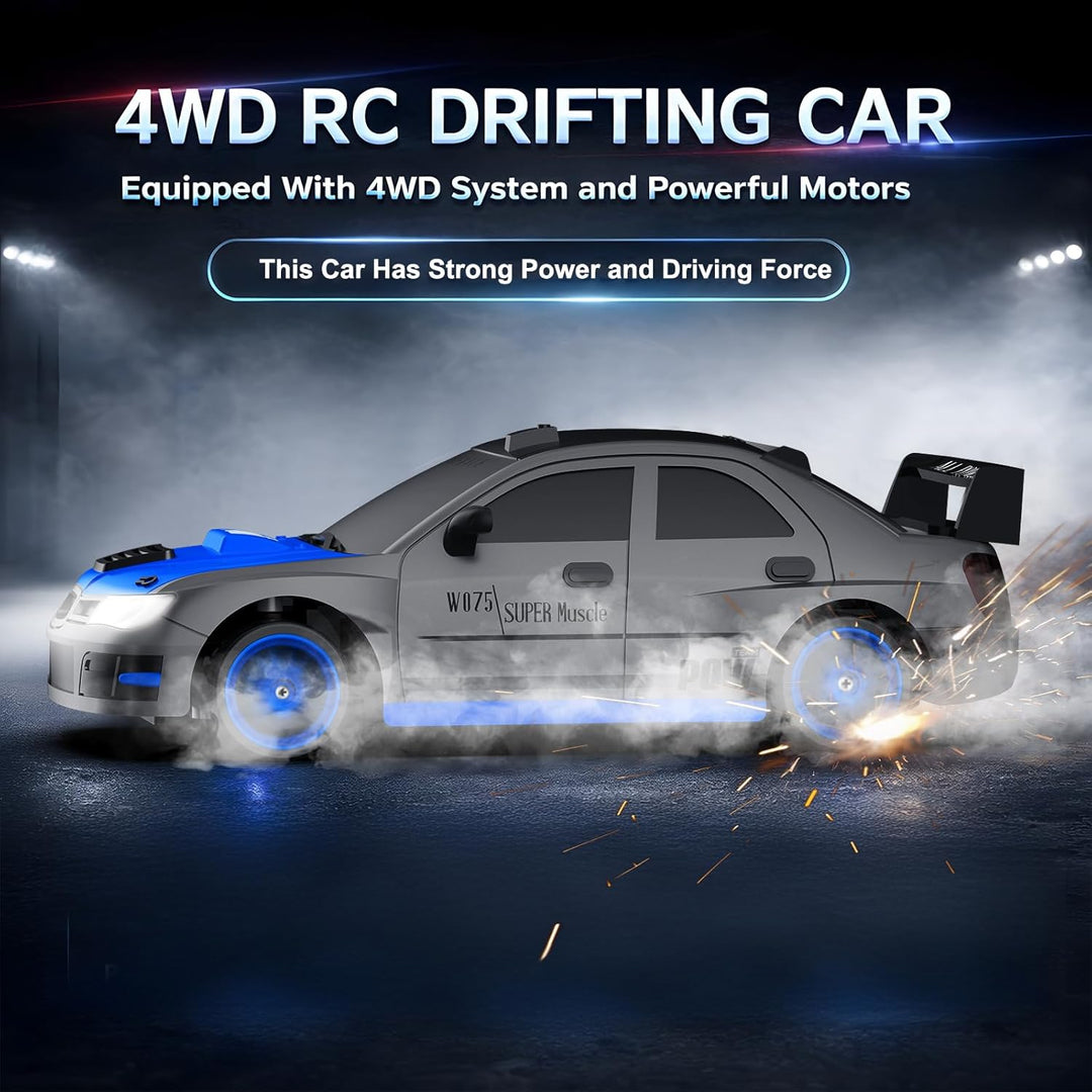Auto de control remoto RC Drift Car 2.4GHz Escala 1:24 4WD 15KM\/H...
