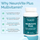 BRAINMD Dr Amen NeuroVite Plus - 120 cápsulas - Suplemento multivit...