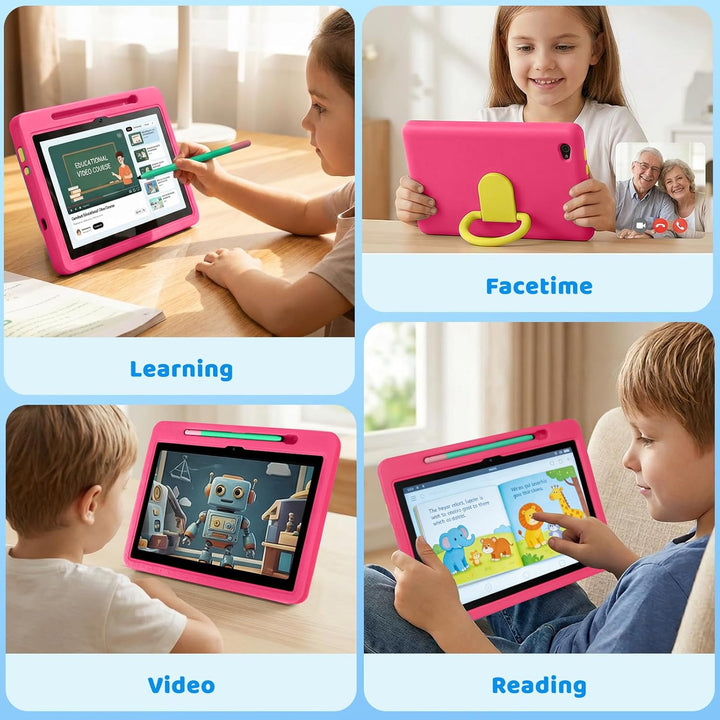 UKIDOZ - Tableta para niños Android 16 mejorada 2026, de 10 pulgada...