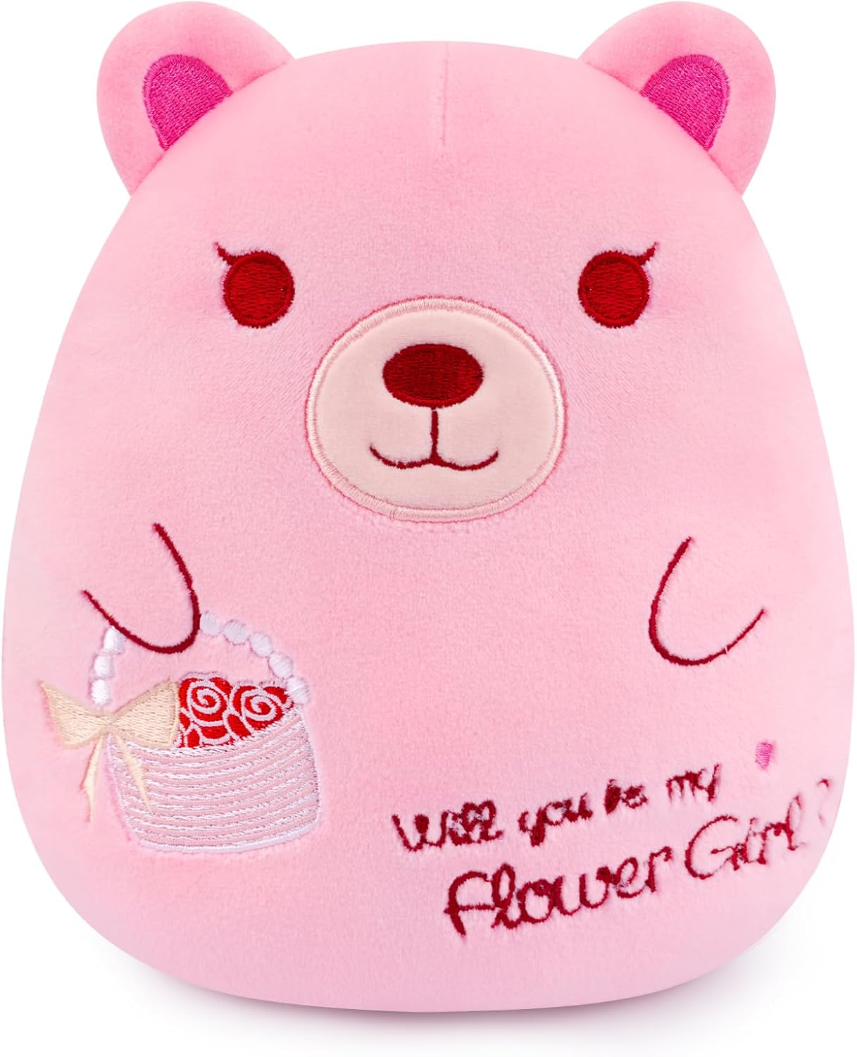 Leokawin Oso de peluche de niña de las flores Will You Be