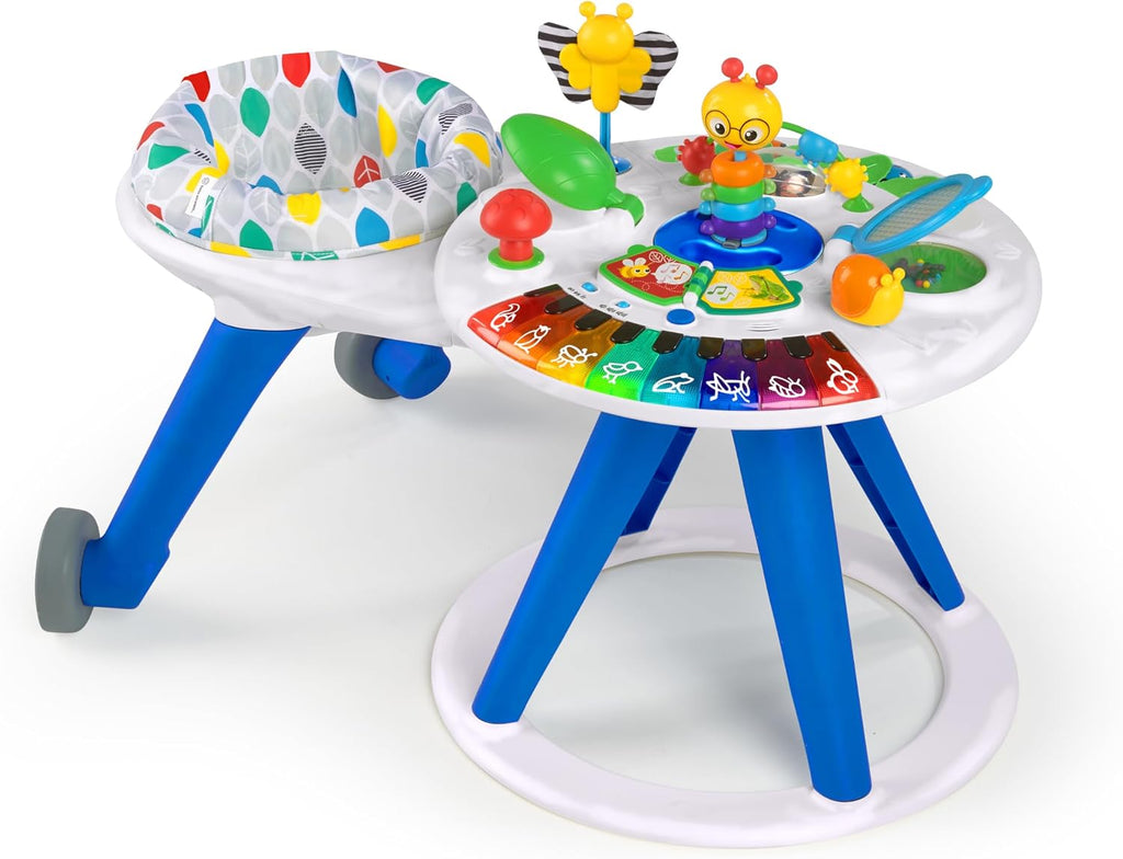 Baby Einstein - Centro de actividades 4 en 1 y andador con piano, edad de 6 meses