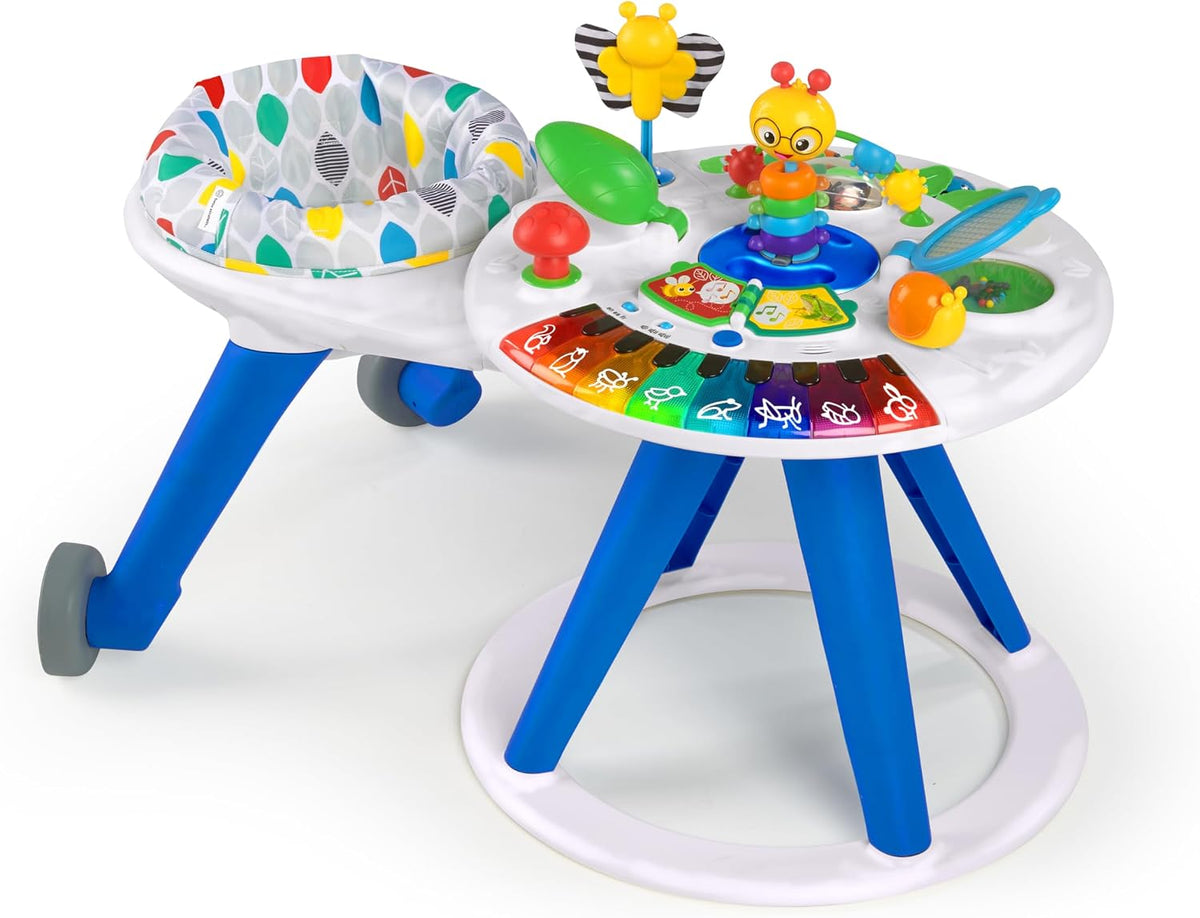 Baby Einstein - Centro de actividades 4 en 1 y andador con piano, edad de 6 meses